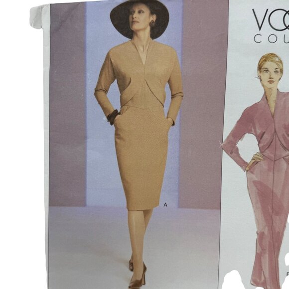 Vogue Couture Vtg Inspired #2754 Dress Sewing Pattern Sizes 12-14-16 New Uncut! - Picture 2 of 7